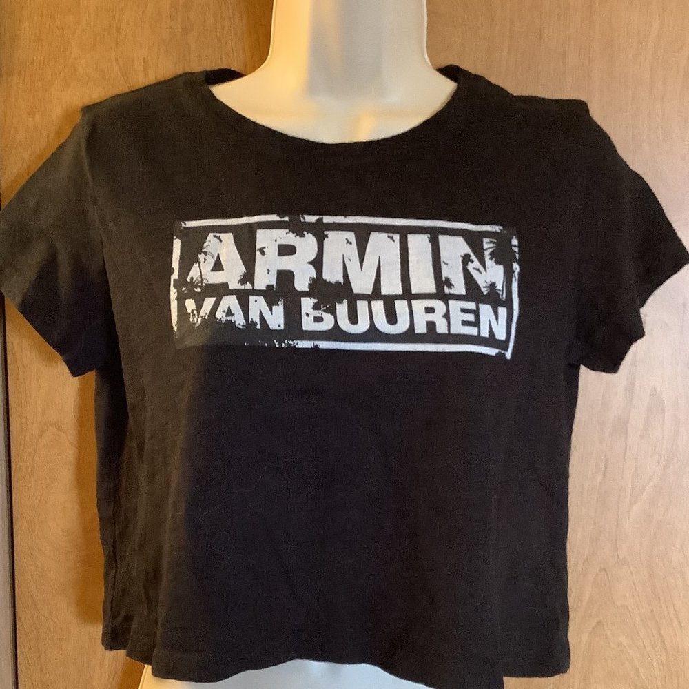 NWOT Hiclol Women's Black Crop Top  Size:  Medium